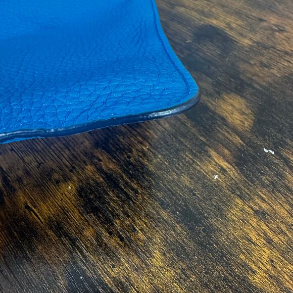 Fendi‎ Selleria Blue Leather Clutch Bag - Picture 10 of 13